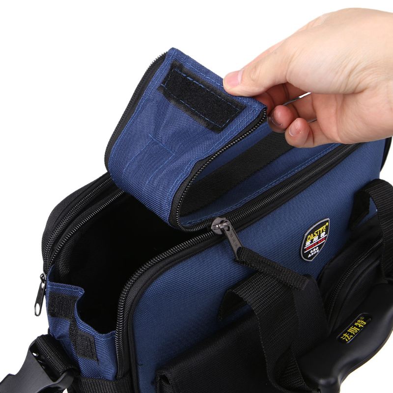 600D Kit d'outils de réparation sac à bandoulière Portable sac à main mallette de rangement pochette organisateur avec bande réfléchissante pour travailleur jardinage