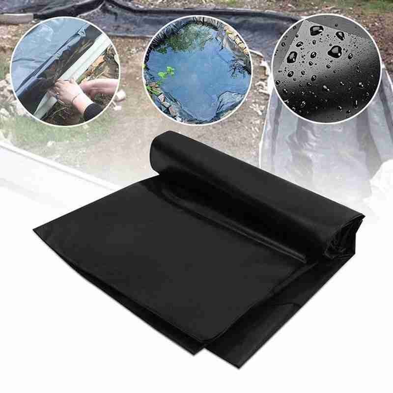 1.5x3m Fish Pond Cloth Waterproof Hdpe Pond Lining Fish Lining Garden Pool Membrane Swimming Heavy-duty Beautification Pond O1B7