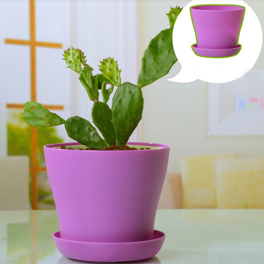 flowerpot plastic decorative Garden petit pot Unbreakable macetero plastico planten pot Succulent indoor plant pot plastique