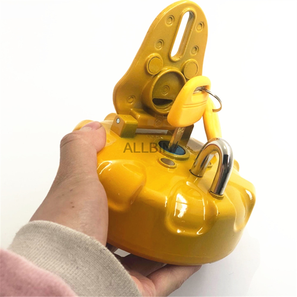 For VOLVO EC Anti-theft fuel tank cap Double anti-theft lock Diesel tank cover excavator accessories