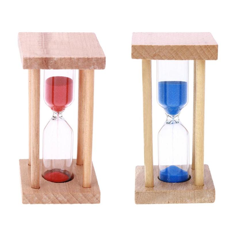 1/3/5 Minuten Zandloper Zandloper Zand Klok Timers Houten Frame Kids Toy Tanden Borstel Zandloper Home Decor Zand timer