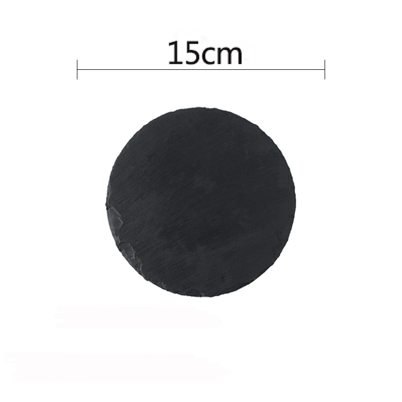 Black Natural Stone Plate Cutting Board Steak Posing Ornaments Photography Decoration Sushi Food Photo Background Shooting Props: ROYAL BLUE