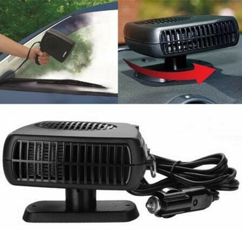 12/24V 200W voiture véhicule chauffage ventilateur de refroidissement pare-brise désembueur dégivreur 2 en 1 Portable Auto voiture Van chauffage