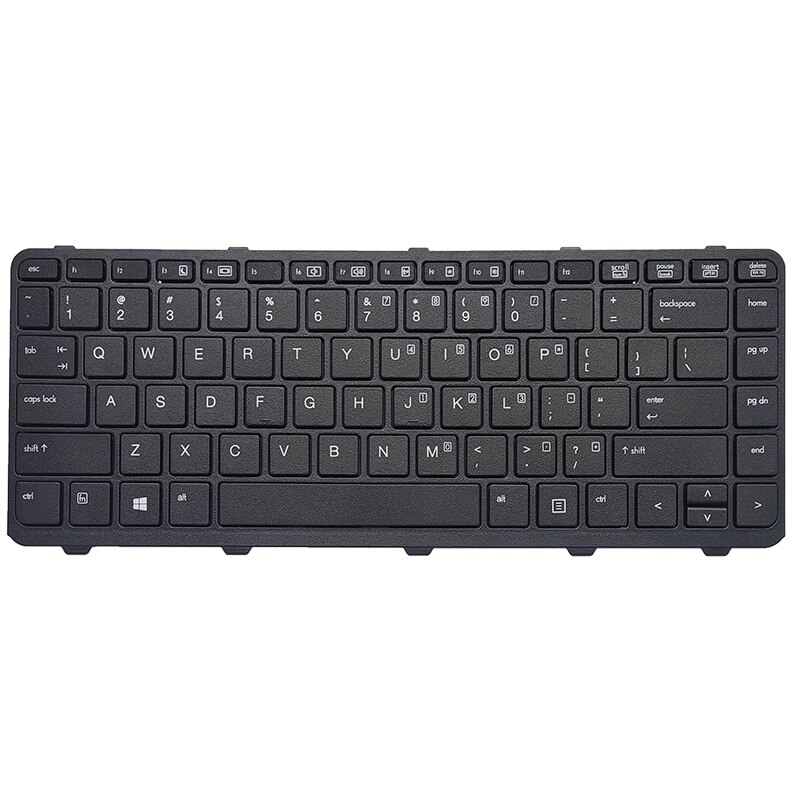 GZEELE English US Keyboard for HP ProBook 430 G1 keyboard black