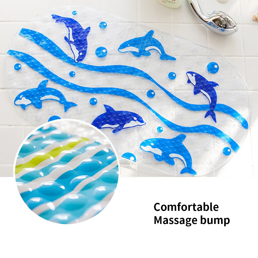 Cartoon Toilet Anti-Slip Bath Mat Foot Mat Bathtub Children Shower Mats With Sucke Pvc Bathroom Mat