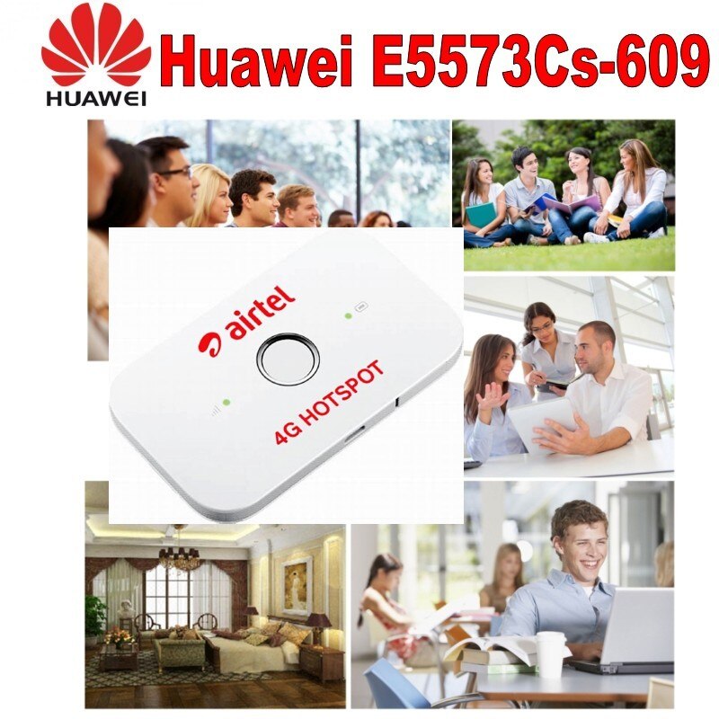 Desbloqueado Huawei E8372 E8372h-153 E8372h-608 con 2 uds antena 150M Wingle módem LTE