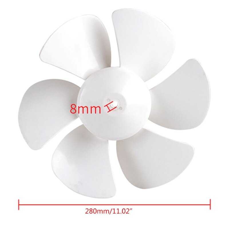 Ventilation Fan Exhaust Fan Electric Fan Accessories Fan Blade 12 Inch / 10 Inch / 8 Inch / 6 Inch White Six Blades