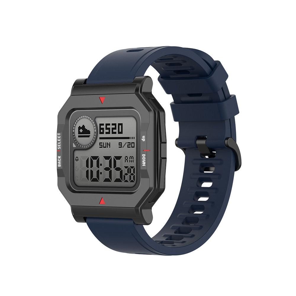 Pehmeä silikoninen kellon ranneke xiaomi huami amazfit neo smart kellon vaihtorannekkeella työkaluvyötarvikkeilla urheiluranneke