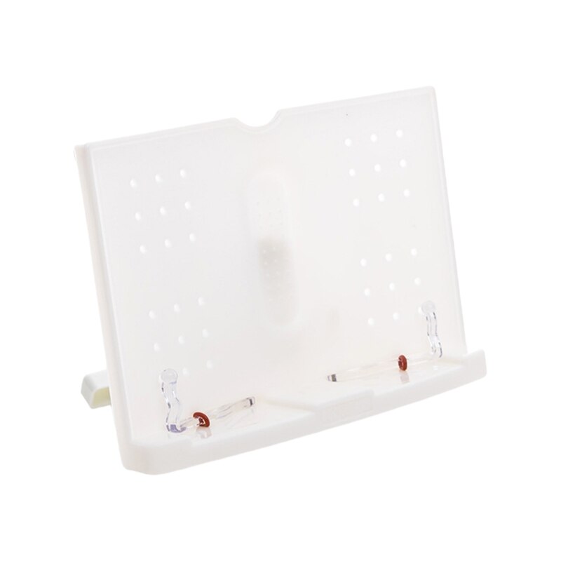 Brand Foldable Reading Book Holder Bookend Music Score Recipe Shelf Folding Holder Bookstand Cookbook Organizer