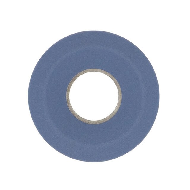 Cute Donut Magnet Silica Headphones Earphone Holder Cable Winder Cord Organizer Box Cord Wire Storage Case Managemet: Blue
