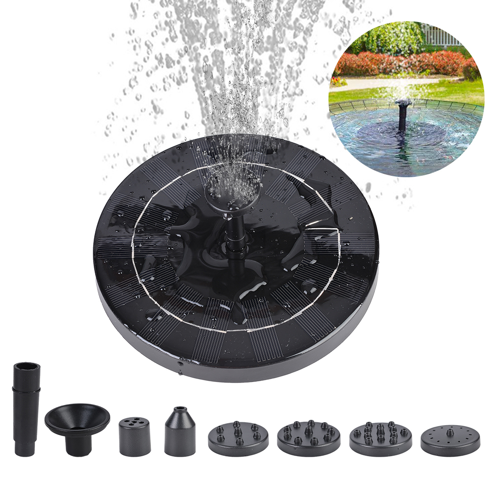 Solar Power Wasser Brunnen Pumpe 7V Solar Garten B... Vicedeal