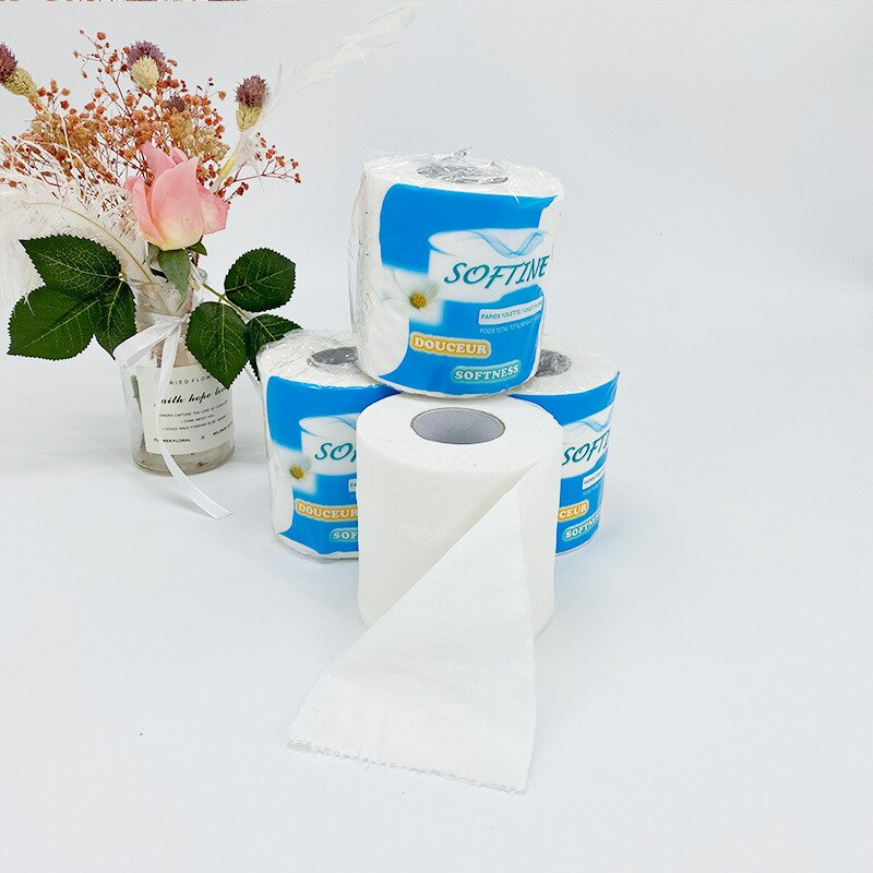 Softine sanitary tissues cross-border e-commerce paper roll paper small grams of heavy tissue tissue for export