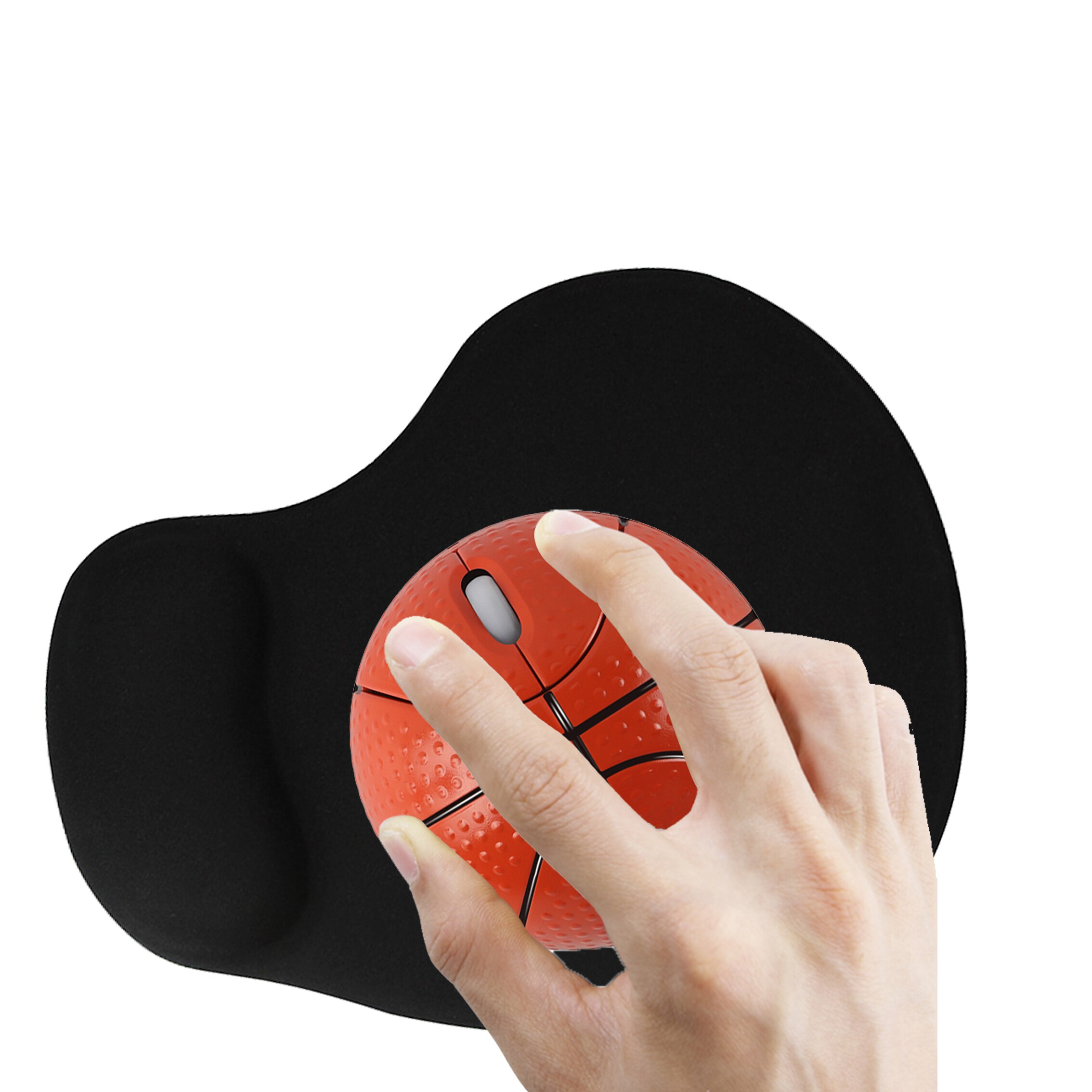 Wireless 2.4Ghz Mouse Cute Mini Gaming Mouse 3D USB Ergonomic Computer Mause Kids Portable Gamer Mice For Laptop: Mouse B and Pad