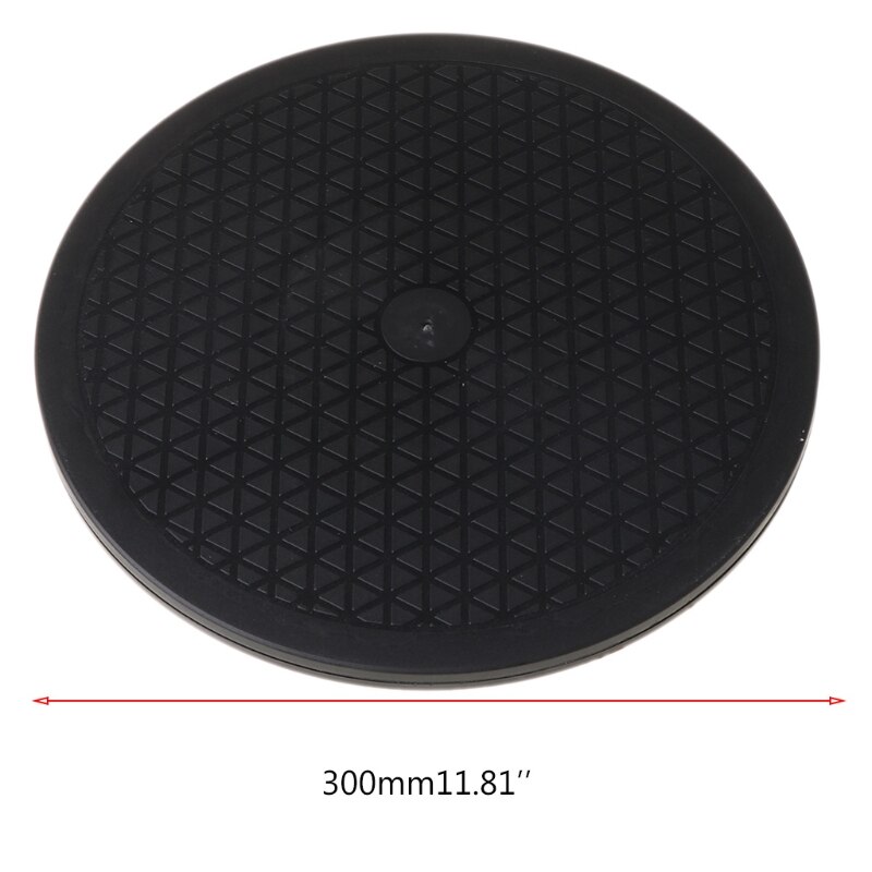 10" Round Bonsai Turntable Rotating Plate Wheel Revolving Home Kitchen Display