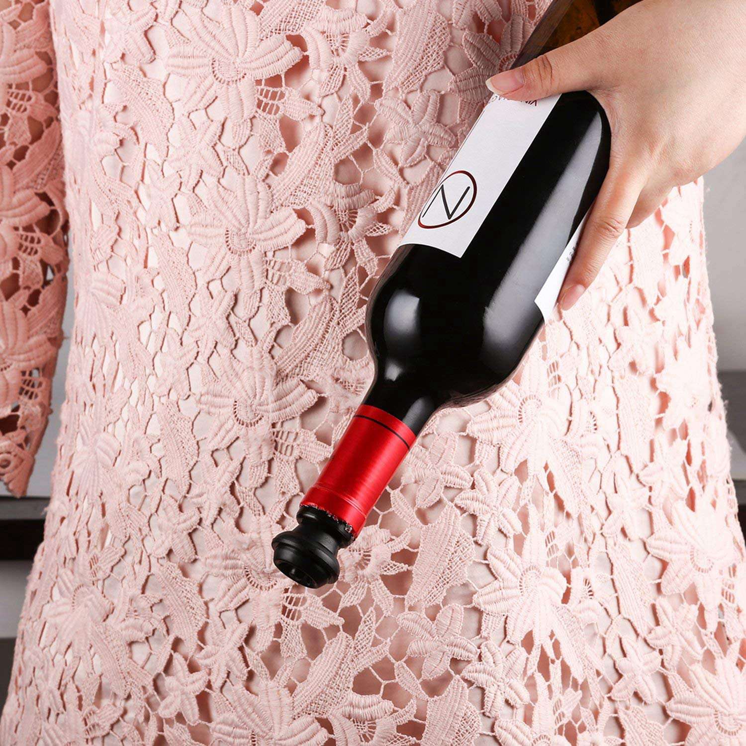 14 wine stopper vacuum pumps for storing preservatives in wine - bottle stoppers retain the taste of wine - the best wine air va