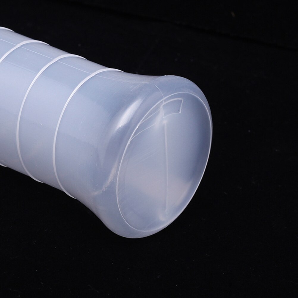 2 szt. Butelka robić farbowania włosów salon aplikator portatywna skośna końcówka trwałe plastikowe narzędzie fryzura butelka robić farbowania włosów farbowanie