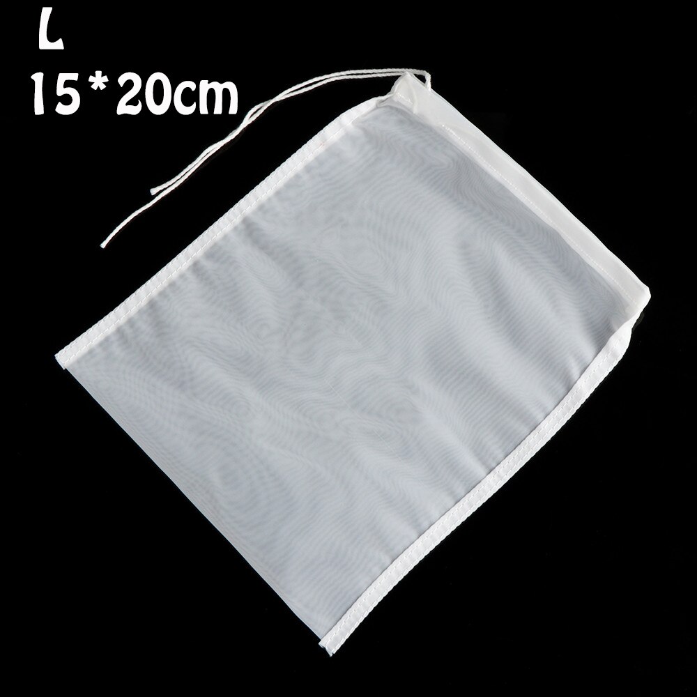 1pc fina nylonnät siktar silar mat special mutter mjölkpåse kaffe filter ostduk vin sil matlagning durkslag accesso: L