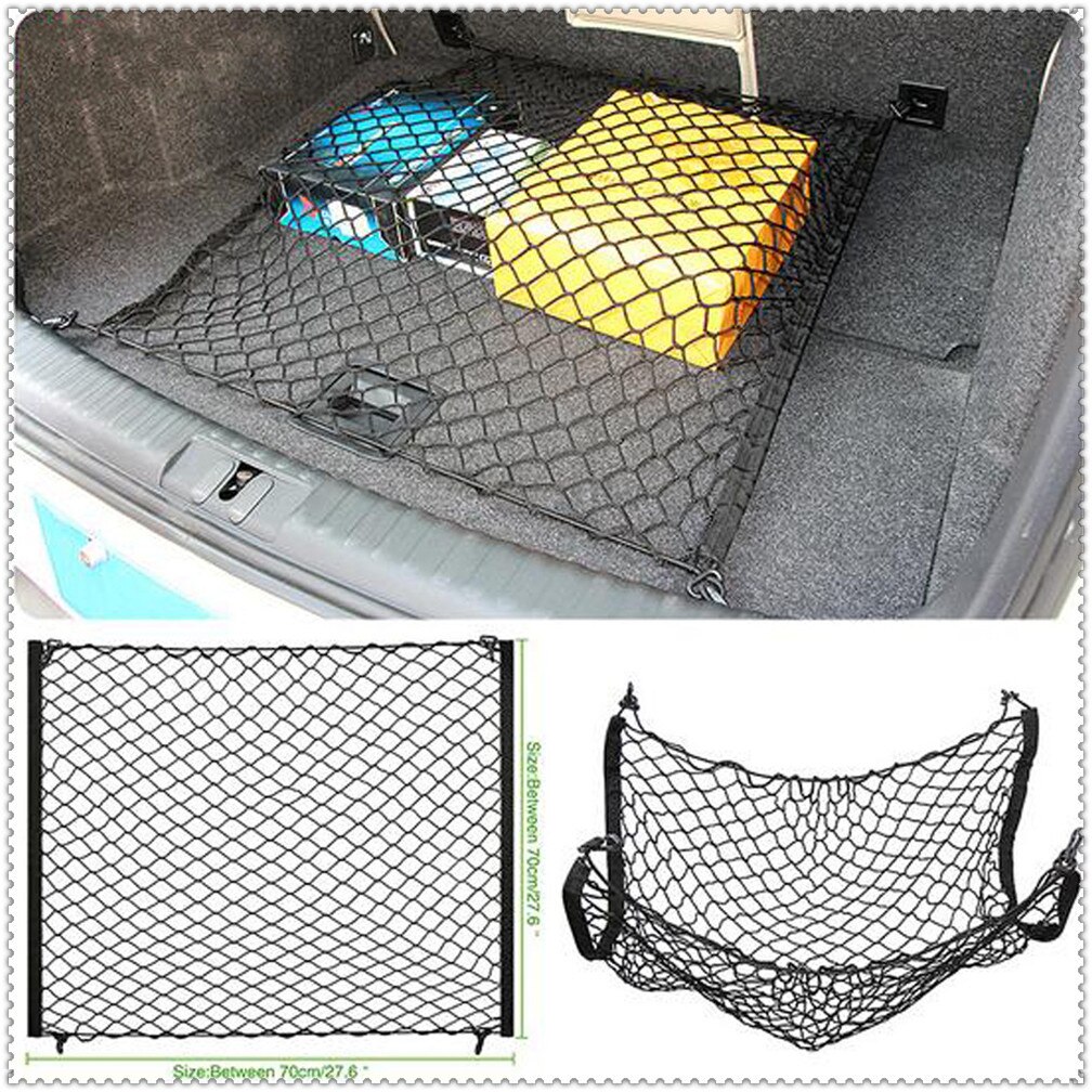 Car Mesh Elastic Nylon Cargo Trunk Storage Luggage Net for Ford Expedition EcoSport Kuga F-Series Escape SVT Reflex Freestar