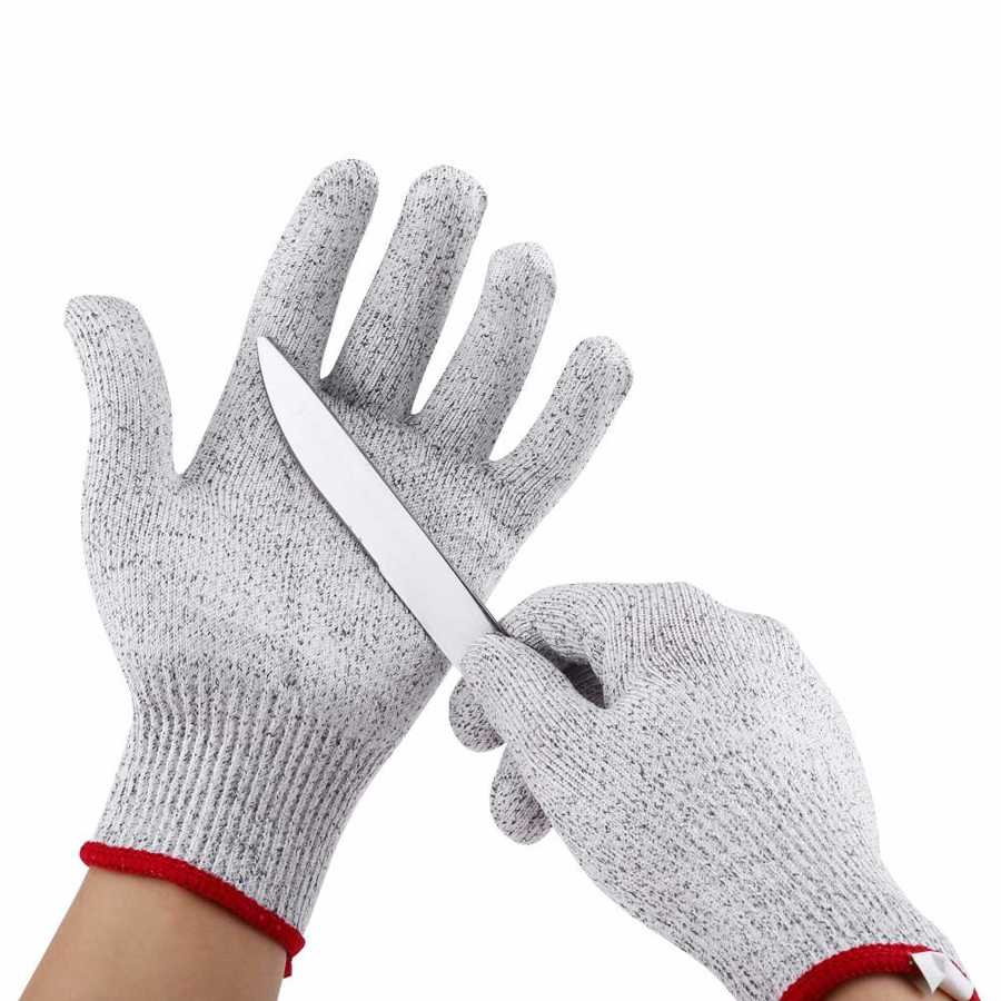 Protective Cut-resistant Elastic Stab Resistant Kitchen Gardening Butcher Safety Gloves Hand Tools Cutter: 7S