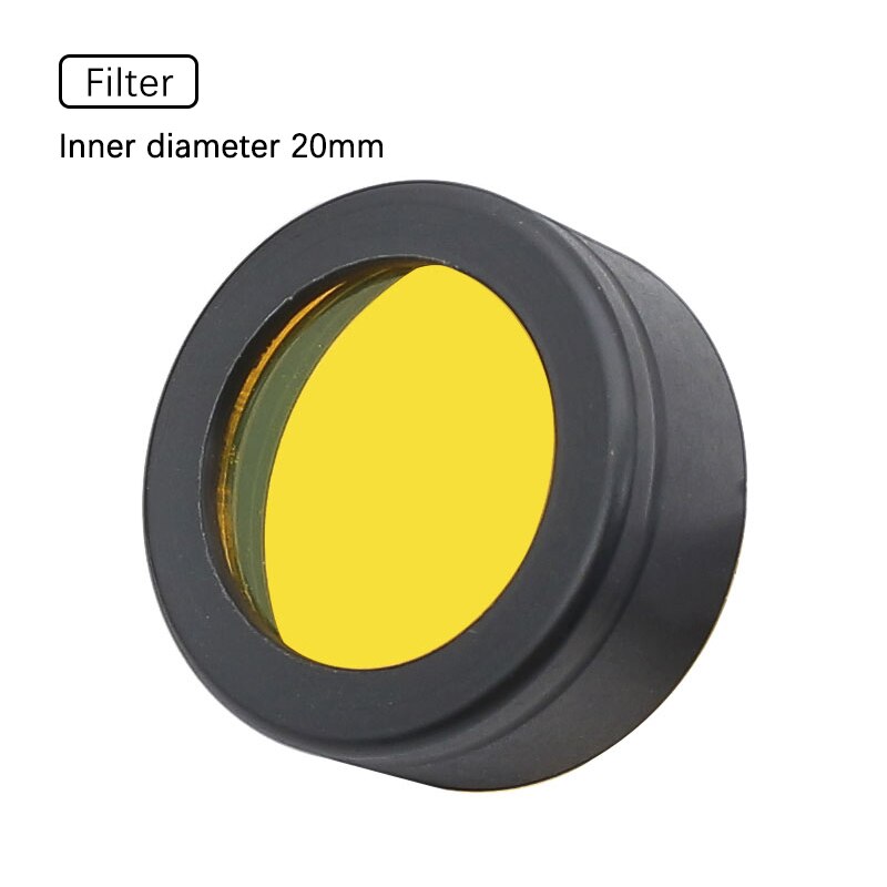 clip per montaggio su fascia regolabile per occhiali da vista a portato giallo per accessori per lenti dentali binoculari: Filter