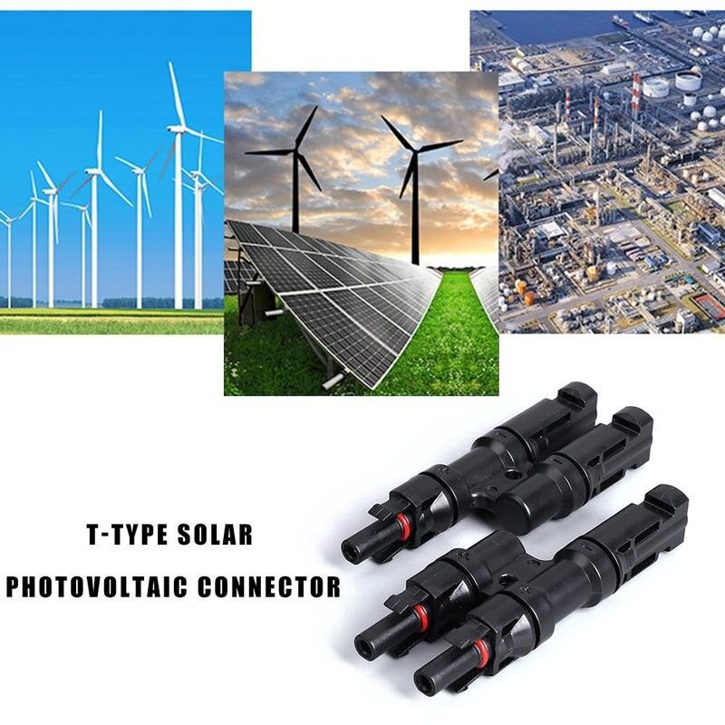 1 kpl pv t haara rinnakkaisliitäntä 30a 1000v sähköinen pv-liitin aurinkopaneelin kaapeli johto kytke aurinkosähkö