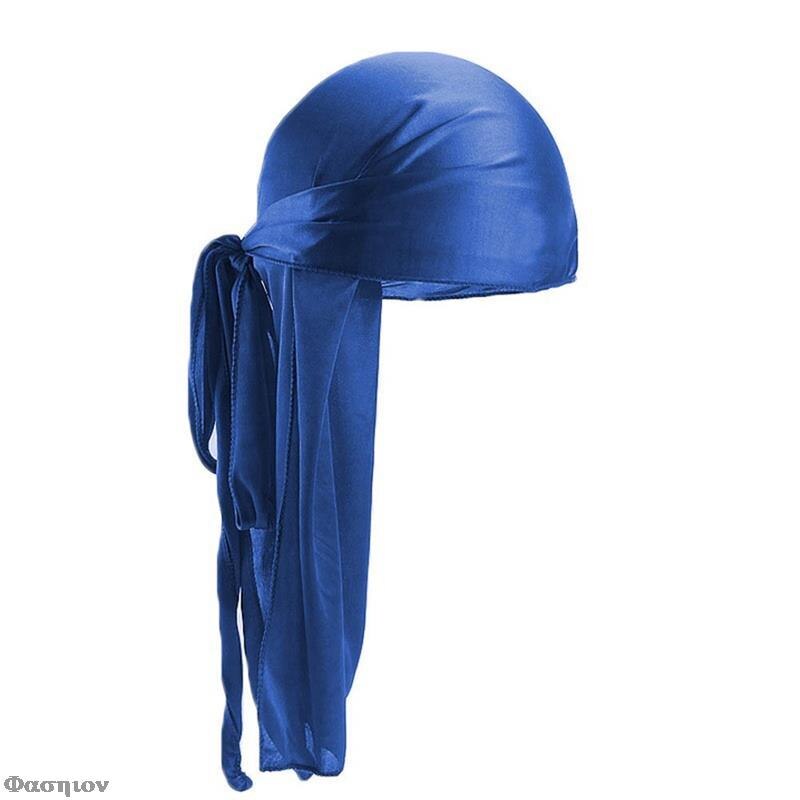 Men&#39;s Satin Durags Bandanna Pink Turban Wigs Pirate Hat Men Silky Durag Headwear Headbands: HT2072NB