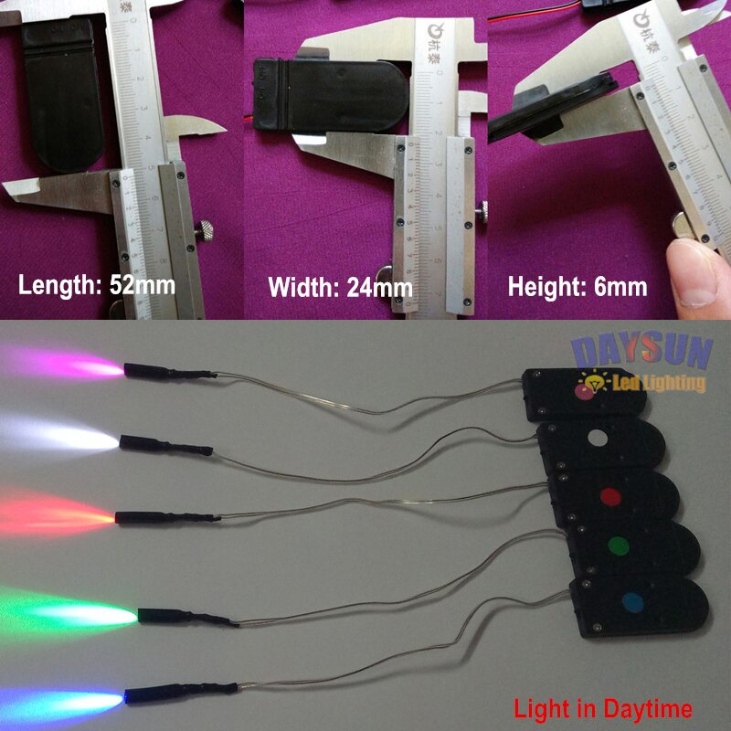1PCS Portable Light Source for Optic Fiber Cable Mini 0.1W Small Light Engine for 1.5mm - 4.0mm Side Glow Cable