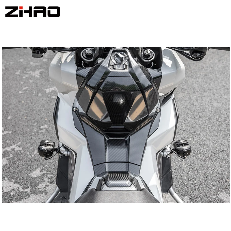 Autocollant en carbone pour moto et Scooter X ADV 750 Xadv 750, autocollant de protection pour tampon de réservoir de moto –