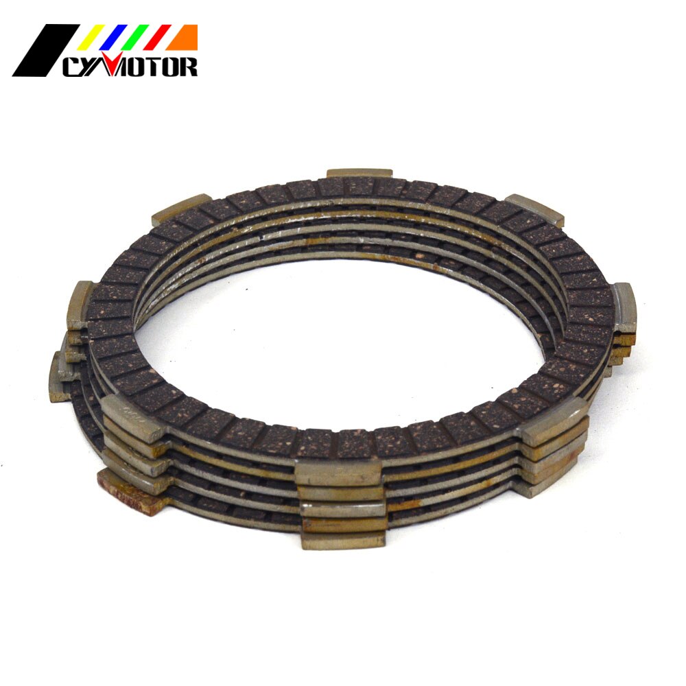 Placas de fricción de embrague de motocicleta, juego de discos para HONDA CR CG CB CBR XL CRF ATC CM DF TLR TR TRX XR 80 85 110 125 150 185-250, 5 uds.
