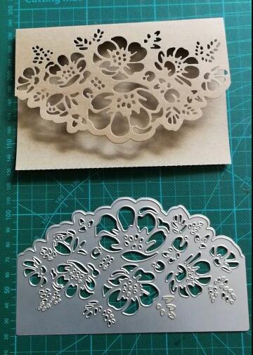 Floral Edge Border Metal Cutting Dies For DIY Scrapbooking Photo Album Embossing Paper Wedding Cards Making Decorative Crafts