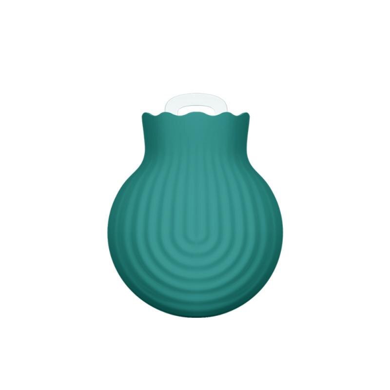 240/550ML Silicone Winter Bottle For Water Hand Warmer Student Microwave Heated Explosion-Proof Water Bottle Bag With Cover: 08 15x10x6cm
