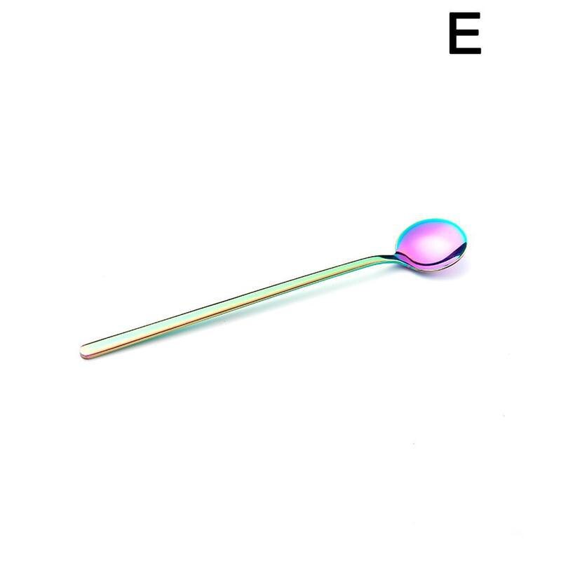 Stainless Steel Cutlery Dessert Coffee Spoon Tea Spoon Bright Stirring Spoon L3F0: E / 13CM