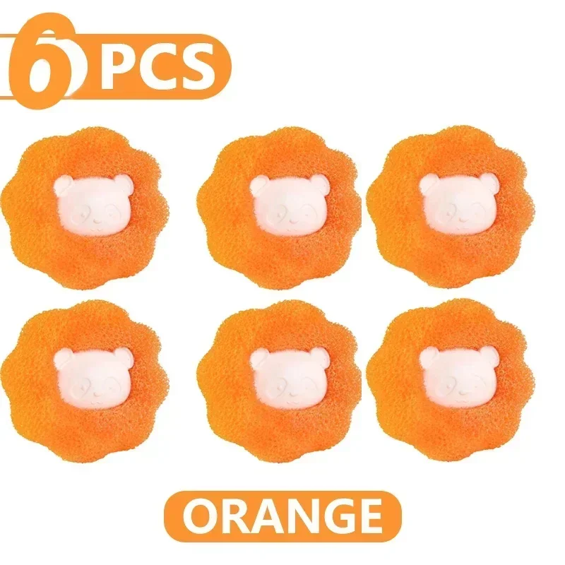 Bolas de lavandería, recolector de pelo de mascotas para lavadora, recogedor de pelusas de lavandería reutilizable, elimina pelusa de ropa, accesorios para Gato: YELLOW
