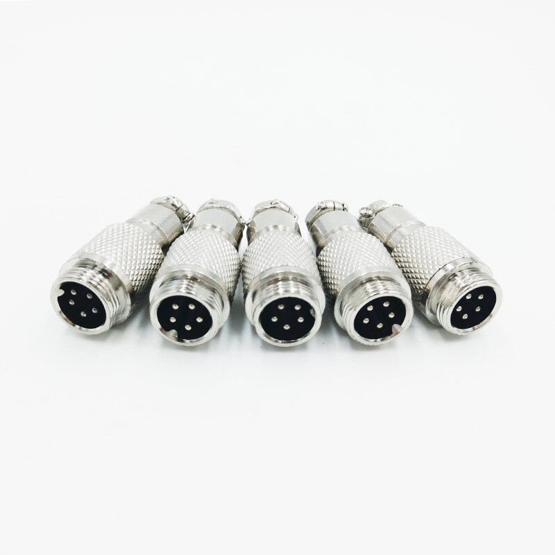 GX12 Aviation butt-joint connector 2pin3pin4pin Male plug push-pull 5pin6pin7pin cable butt joint connector