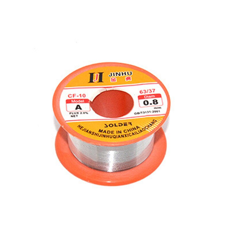 0.3/0.4/0.5/0.6/0.8/1 loddetråd tin bly tin tråd smelte kolofonium kerne lodning tråd rulle telefon computer reparation svejseværktøj 50g