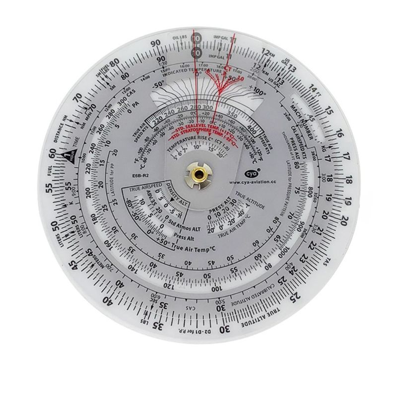 E6B Aviation Round Shape Circular Vector Flight Measuring Computer Calculator