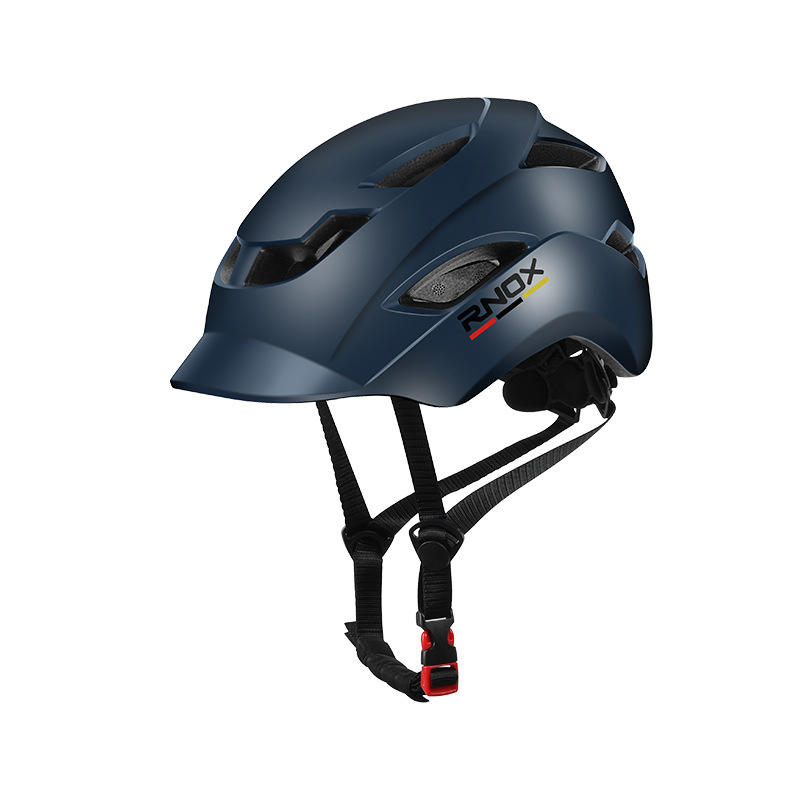 Ultralight Cycling Helmets Rainproof MTB Helmet Mountain Road Bicycle Motorcycle Helmets For Women Men Comfort Safety Cap: navy blue