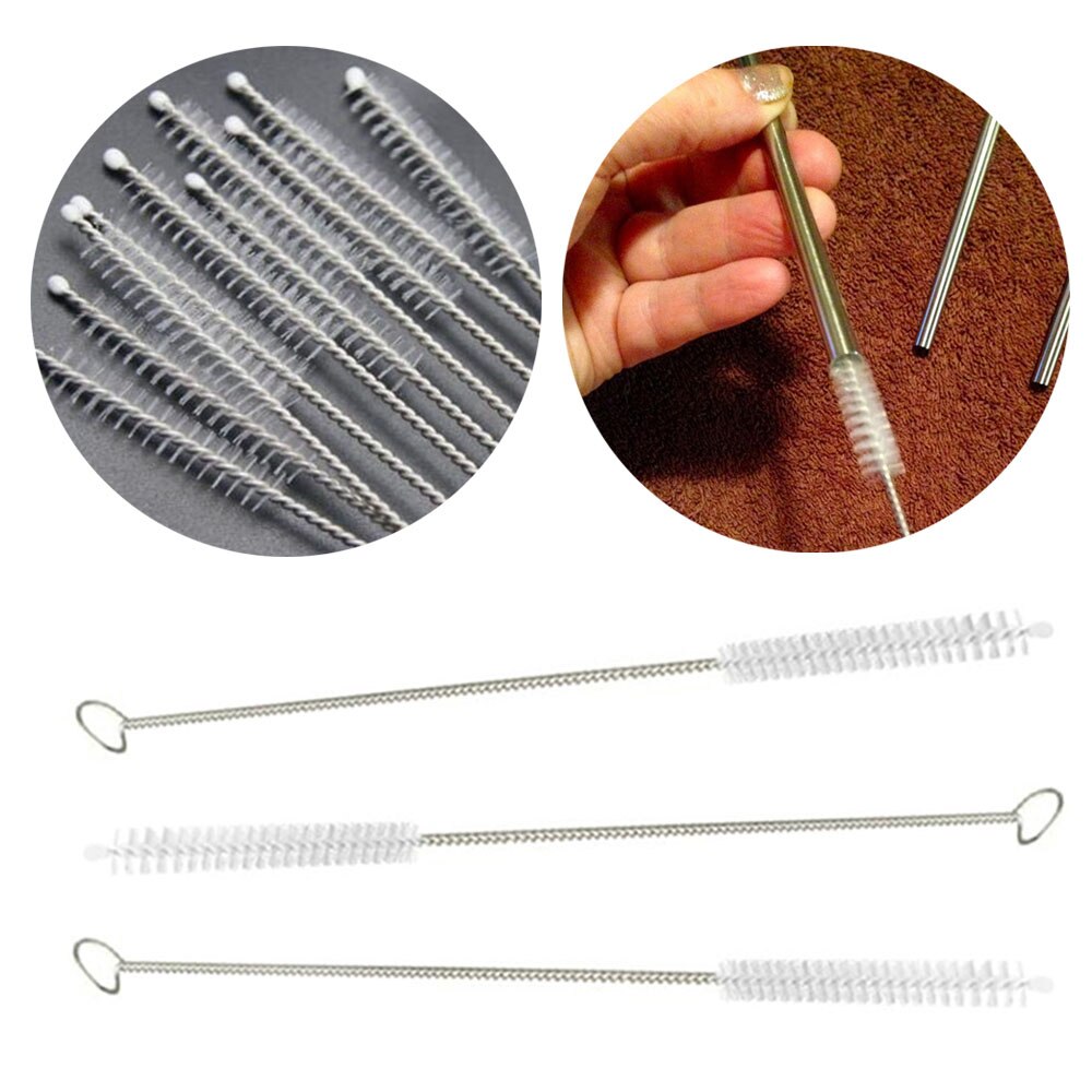 5 Stck Strohhalm wiederverwendbar Pinsel Strohhalme Umweltfreundliche Edelstahl Stroh Pinsel Reiniger passen Für Mehrere Größe Strohhalme