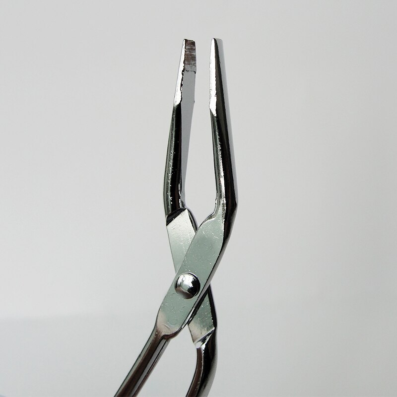 eyebrow tools Eyebrow Tweezer scissor flat tip Beauty Tool for mustache Face Nose hair remover false Eyelashes eyelids clip