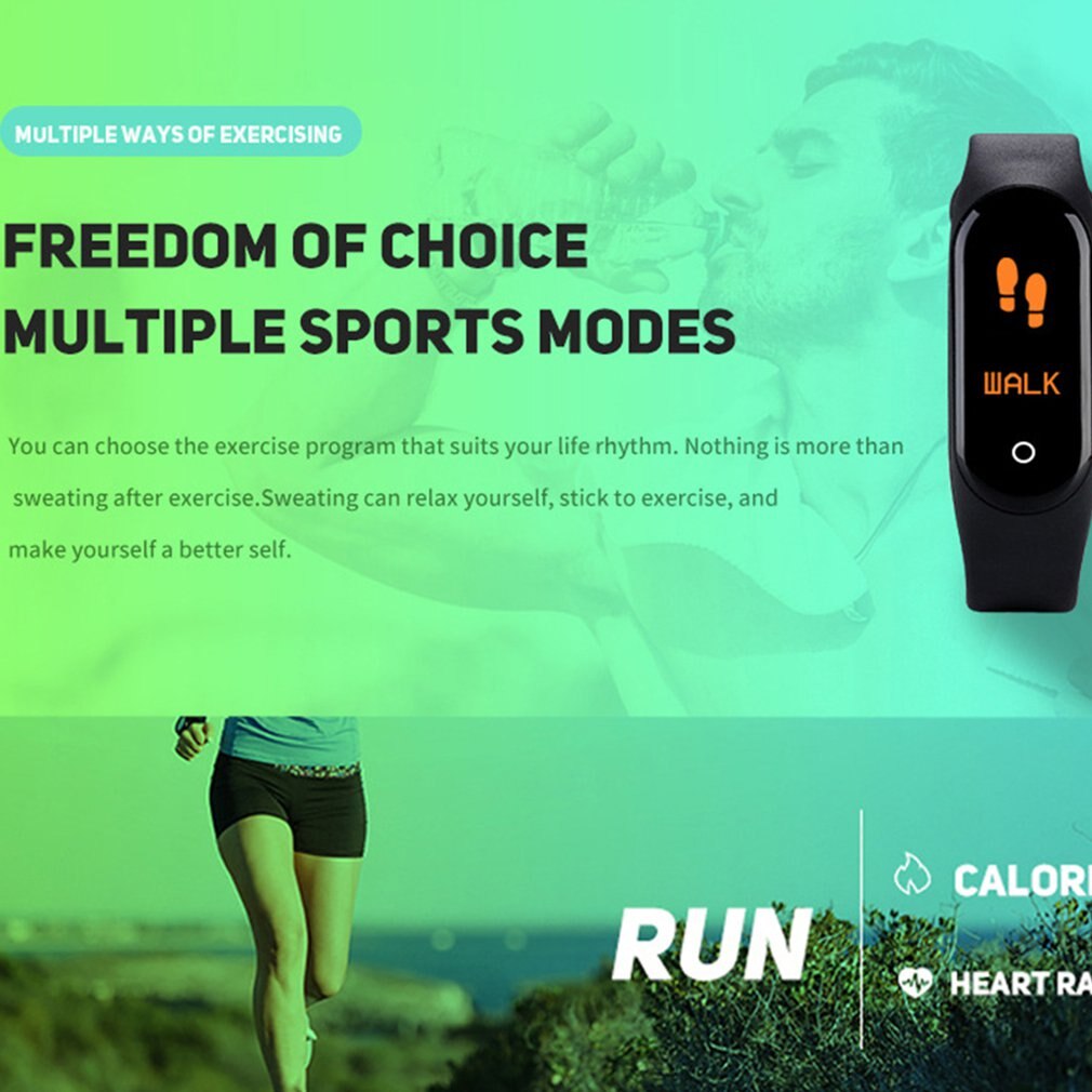 M4 Smart Watch Heart Rate Monitor Function Smartwatch Men Women Waterproof Sports Watches For Apple Android