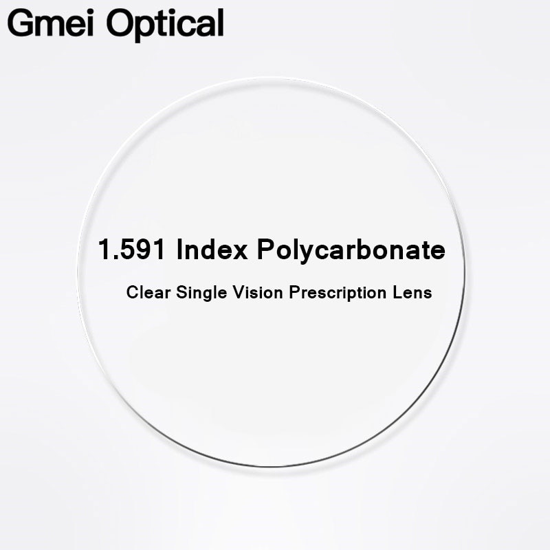 Gmei Optische 1.591 Index Pc Polycarbonaat Onbreekbaar Recept Lenzen Bijziendheid Slagvastheid Lenzen Verziendheid Uv Lens
