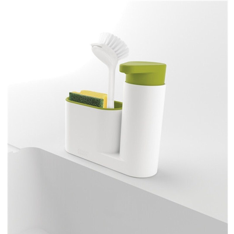 Küche Vorrats-Gestell für Reinigung Gestell Waschen Schwamm Pinsel Waschbecken Waschmittel Seife Spender Flasche Küche Organizer Spielereien