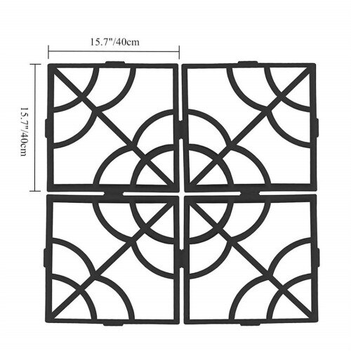 Moule de chemin de jardin, marche, pavage, bricolage, pelouse, route, béton, ciment, brique, pierre: B Style Flower