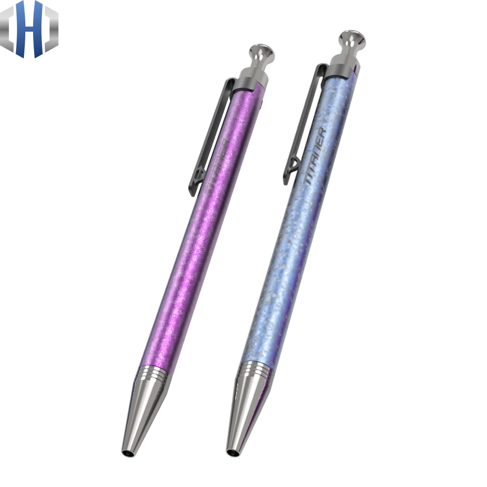 Pure Titanium Legering Handtekening Pen Balpen Student Pen Creatieve Leuke Eenvoudige Vrouwelijke Pen Pen