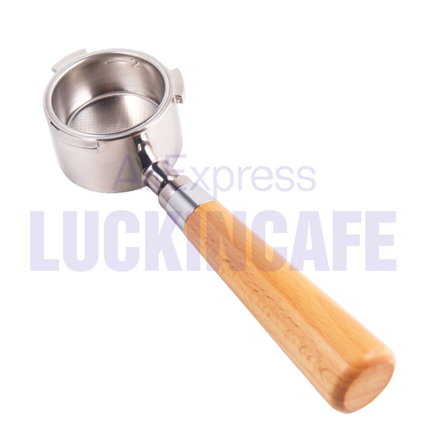 Roestvrijstalen koffiefilter, 51 mm dubbellaags filtermand onder druk Espressofiltermand voor filterhouder koffiemachine(Double Cup