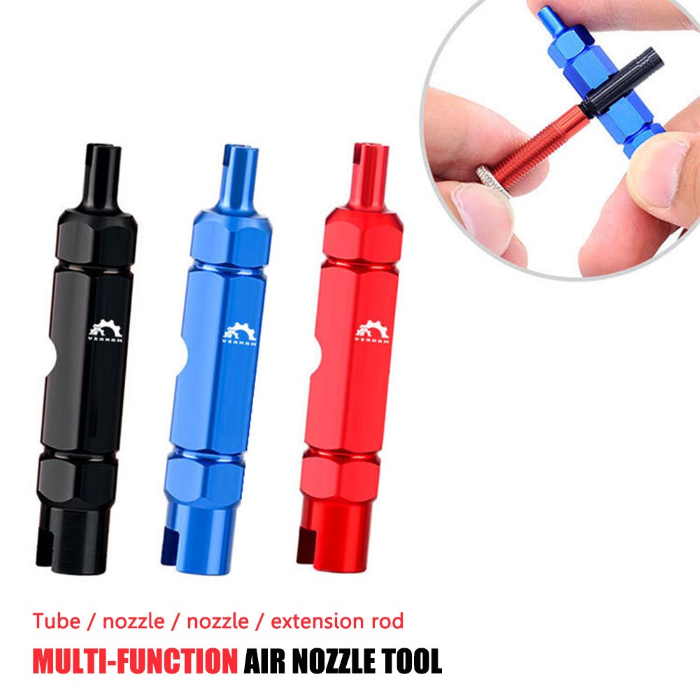 1 Pack MTB Road Bike Schrader Presta Valve Removal Wrench Multifunctional Tire Nozzle Installation Wrench Valve Core Tool