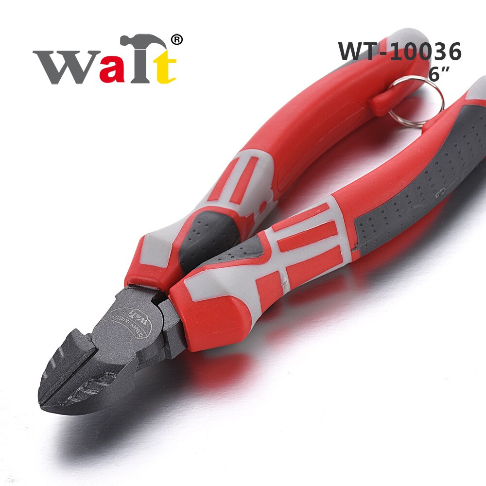 WAIT 6" Diagonal Cutting Pliers High Leverage Side Cutter Electrical Heavy Duty Crimping Stripping Cable Wire Cutting: 6 In Side Cutter