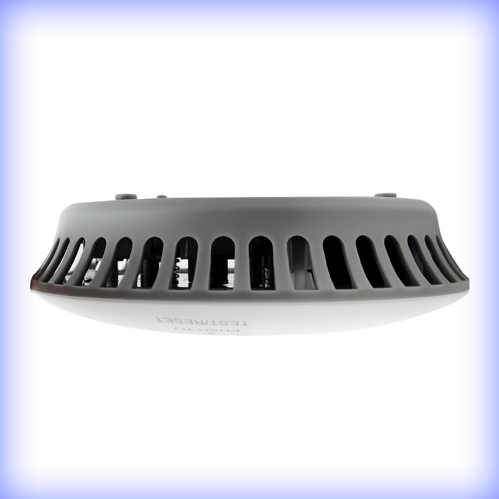 Conventional Battery Operated Fire and Smoke Detector Photoelectric Optical Sound and Light Smoke Alarm Detector with EN14604