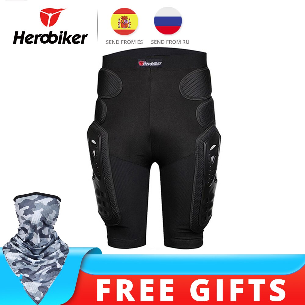 Herobiker Motorcycle Shorts Motorcycle Pants Motocross Shorts Moto Pants Armor Shots Sports Skiing Shorts Hip Protection Unisex