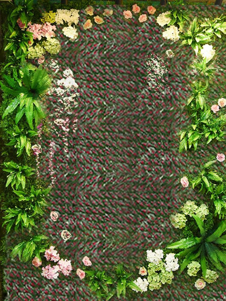 Protection Artificial Balcony Green Leaf Fence Leaf Privacy Screen Panels Rattan Plants Privacy Fence Garden Decoration